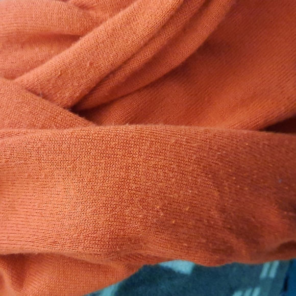 Lane Bryant Burnt Orange U Neckline 3/4 Sleeve Lightweight Sweater Size 18/20 - Picture 7 of 7